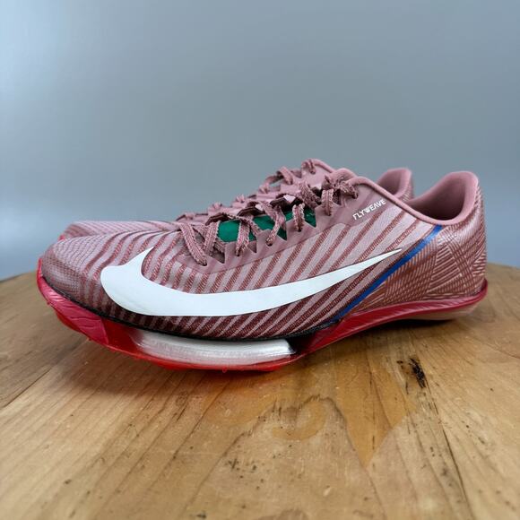 Mens 7 / 8.5W - Nike Air Zoom Maxfly 2 Track Spikes Red Stardust HQ2058-600 NEW - Picture 3 of 10